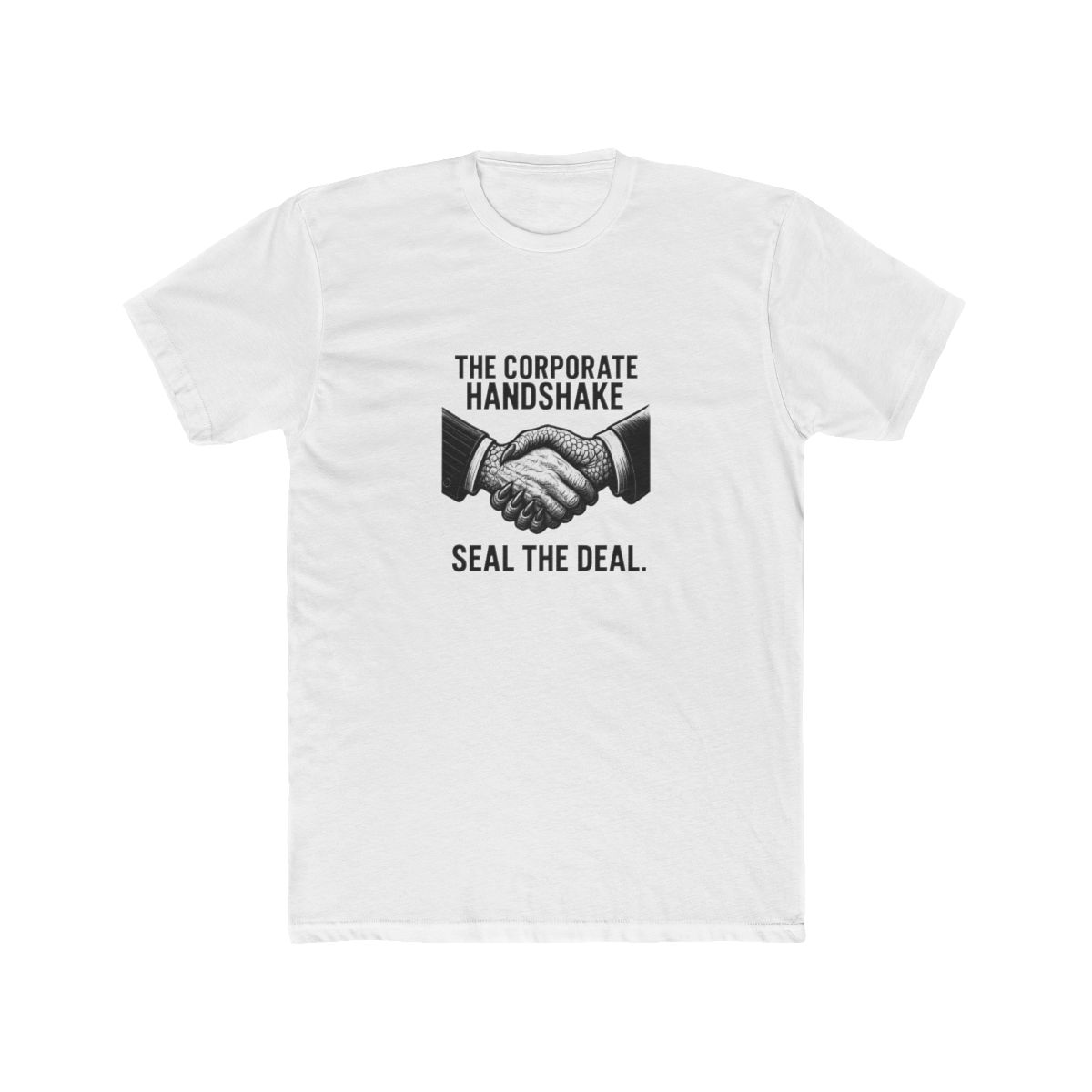 Reptilian Corporate Handshake Monster T Shirt - Official t-shirts merchandise