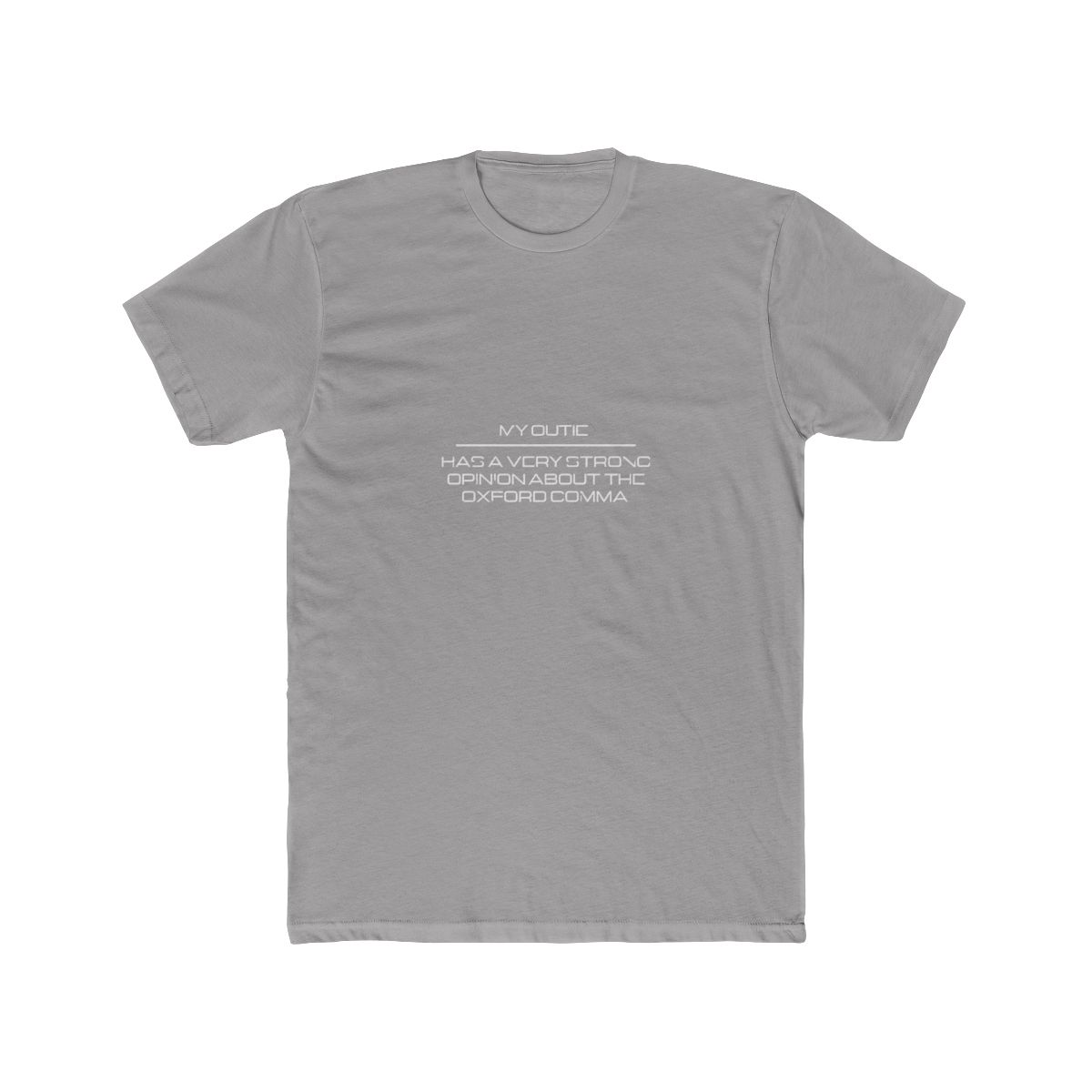 Outie Oxford Comma Grammar Humor T Shirt - Official t-shirts merchandise