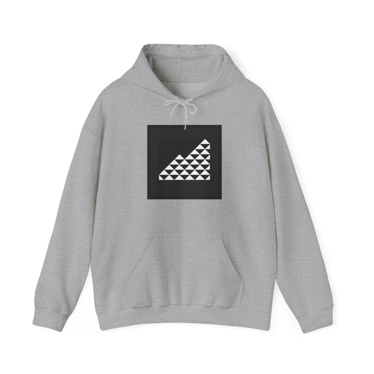 Abstract geometric pattern - black and white. Kids Hoodie - Official hoodies merchandise